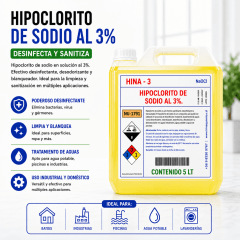 Hipoclorito de Sodio 3%