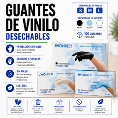 Guantes de vinilo