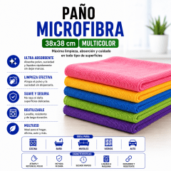Paño microfibra