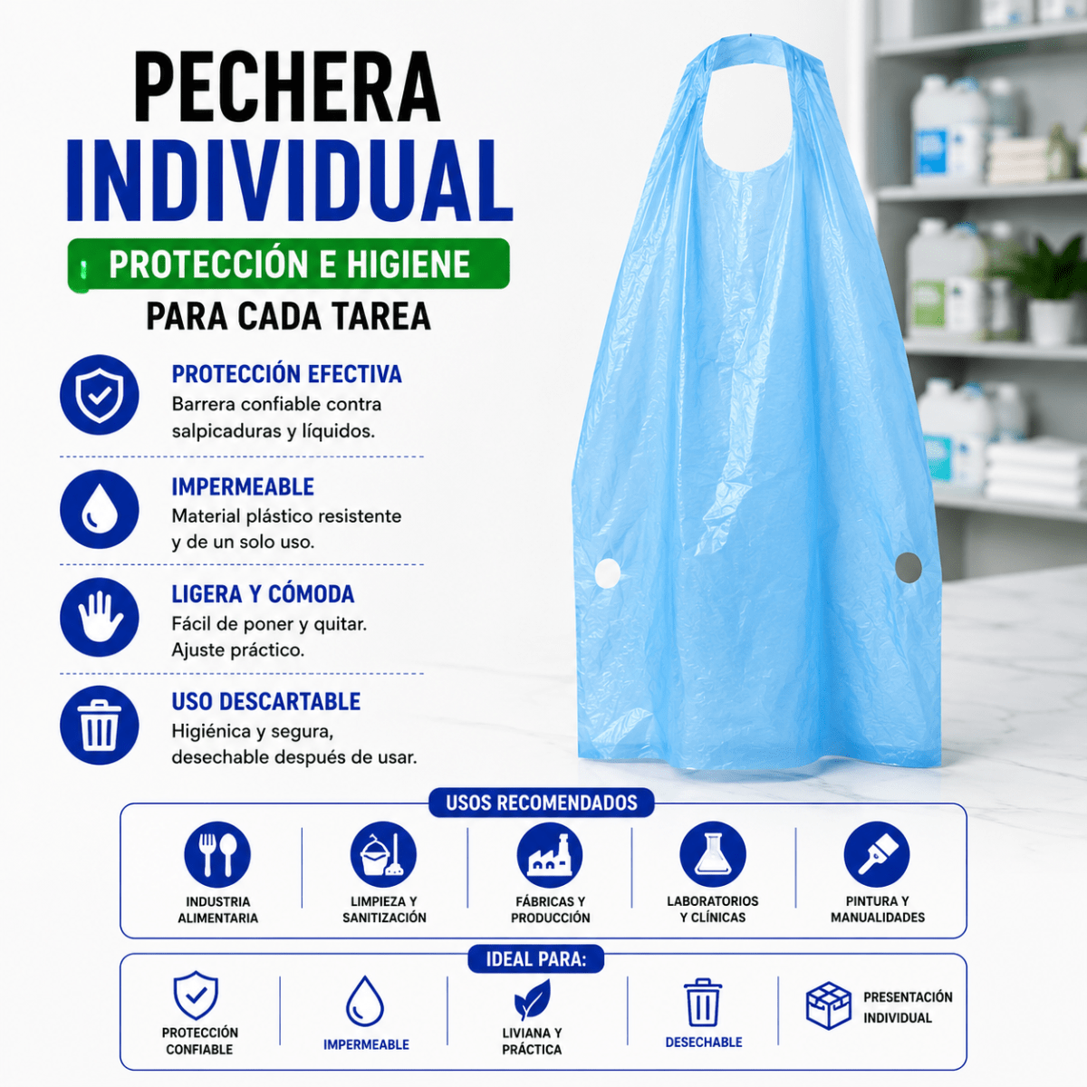Pechera desechable1