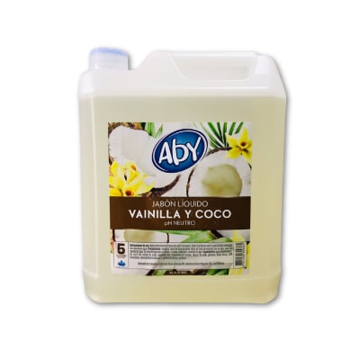 industrial Jabón Liquido Aby (Vainilla y Coco) 5 lt1