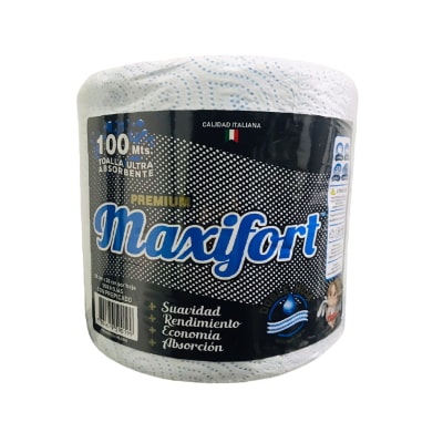 Toalla de Papel Maxifort H/D 100 mts1