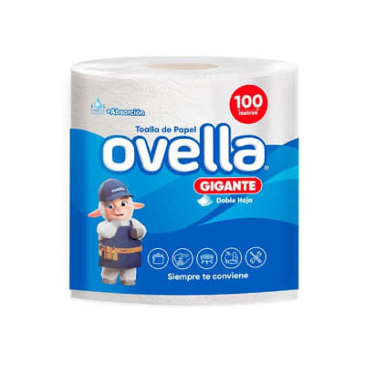 Toalla de Papel Ovella Azul D/H 100 mts1