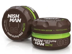 Nishman Hair Styling Wax 08 Matte unidad