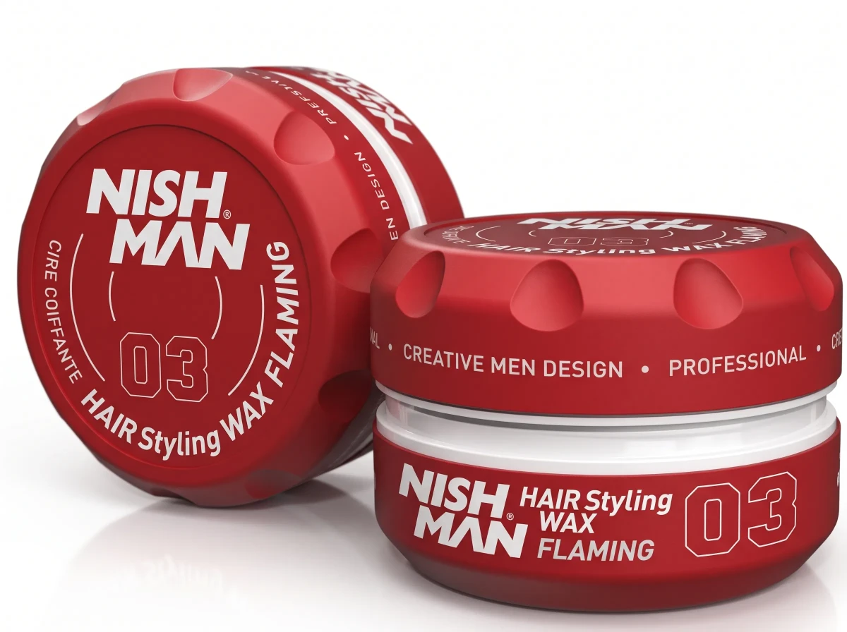 Nishman Hair Styling Wax 03 Flaming unidad2