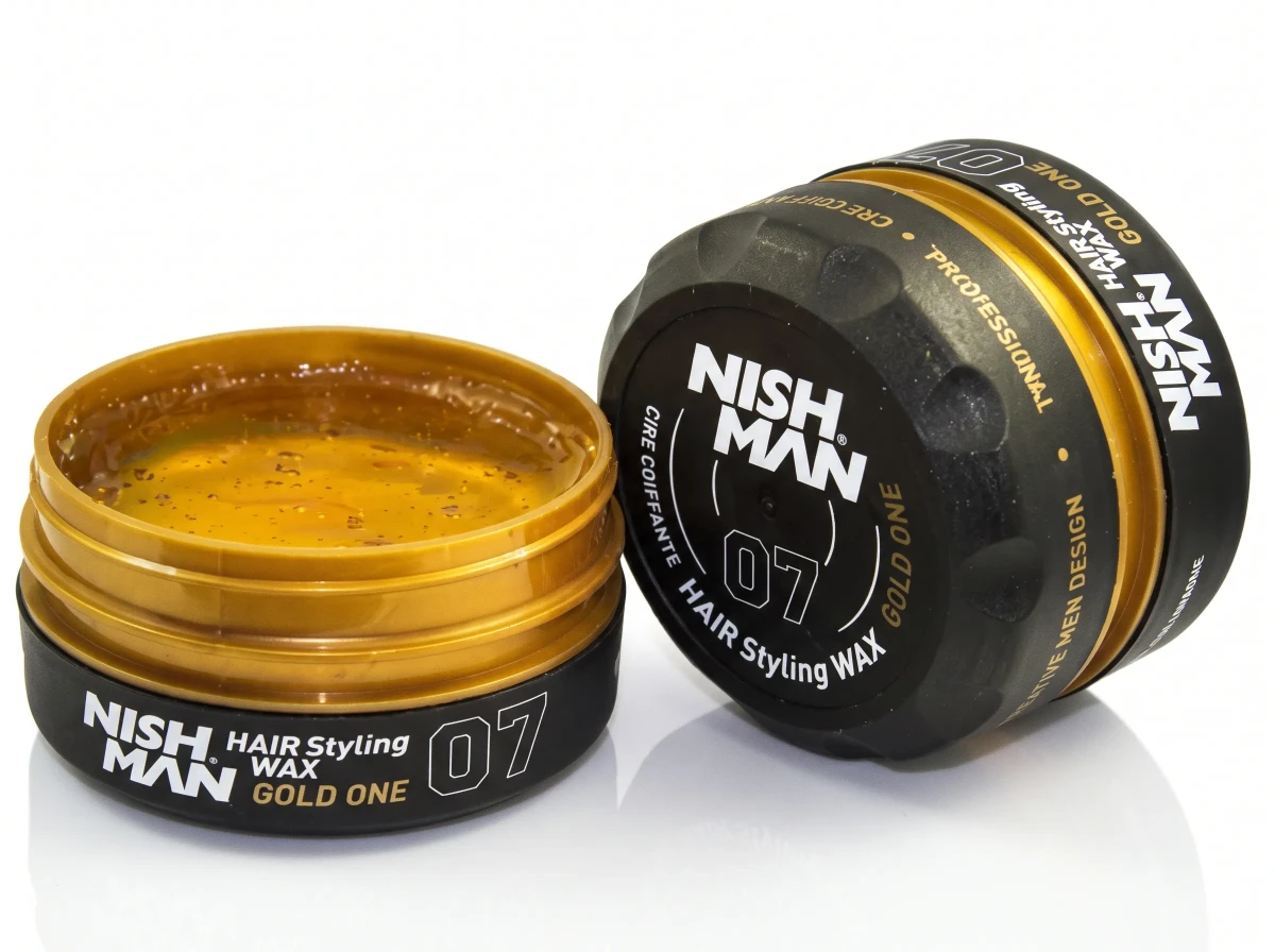 Nishman Hair Styling Wax 07 Gold One unidad2