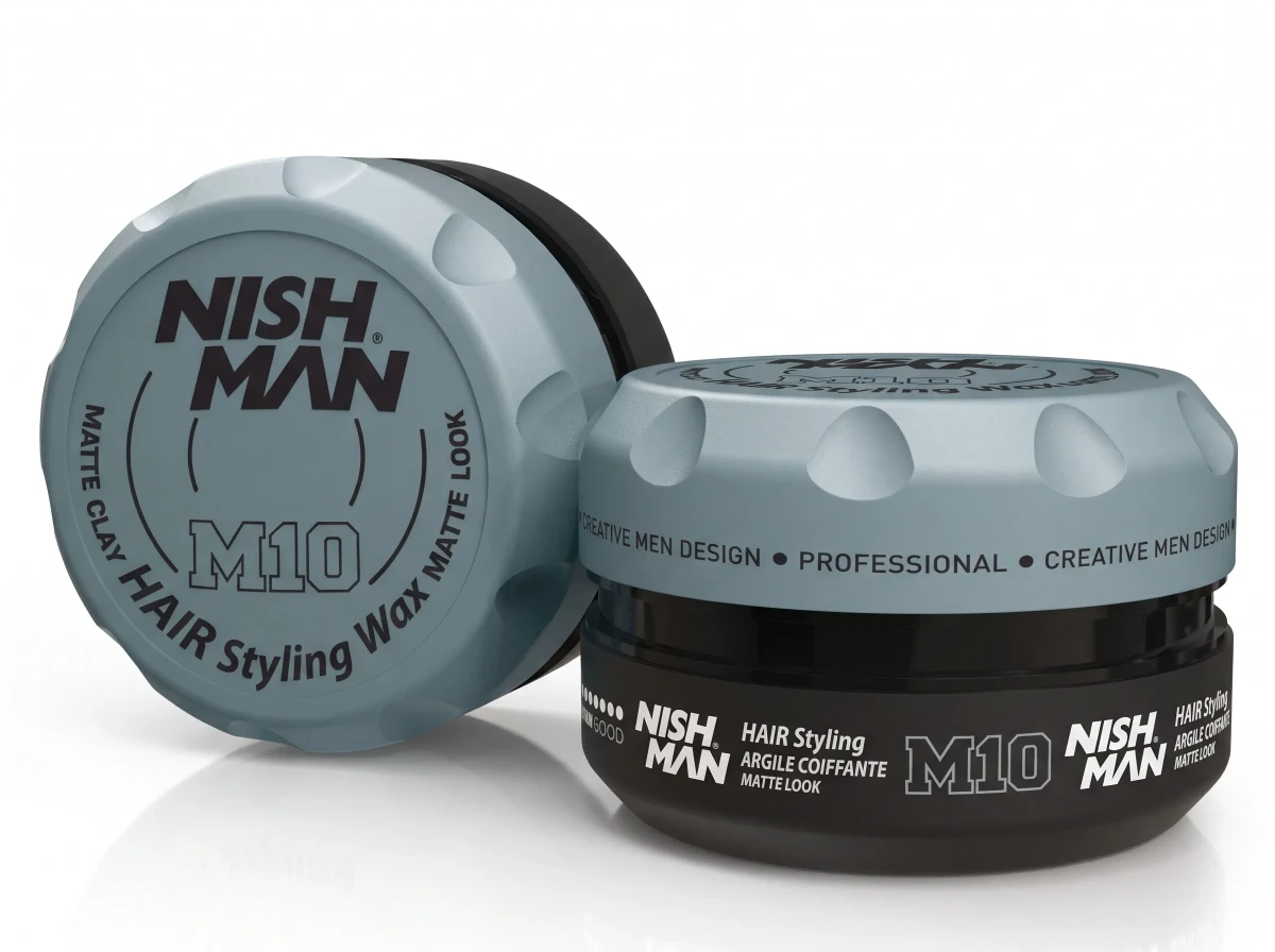 Nishman M10 Hair Styling Wax Matte Look unidad2