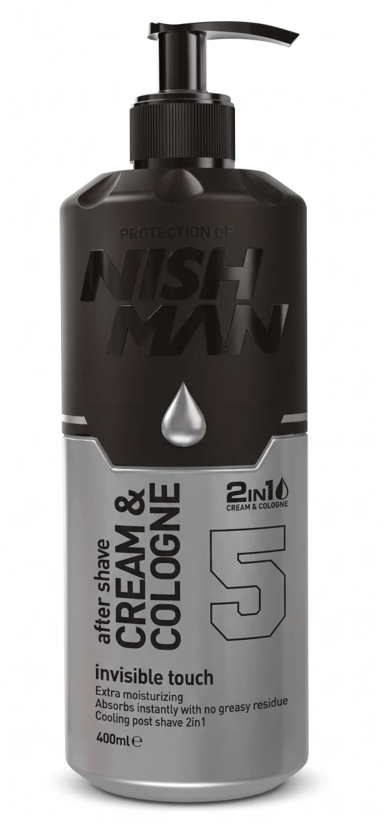 Nishman After Shave Cream Cologne 5 Invisible Touch 400 ml2