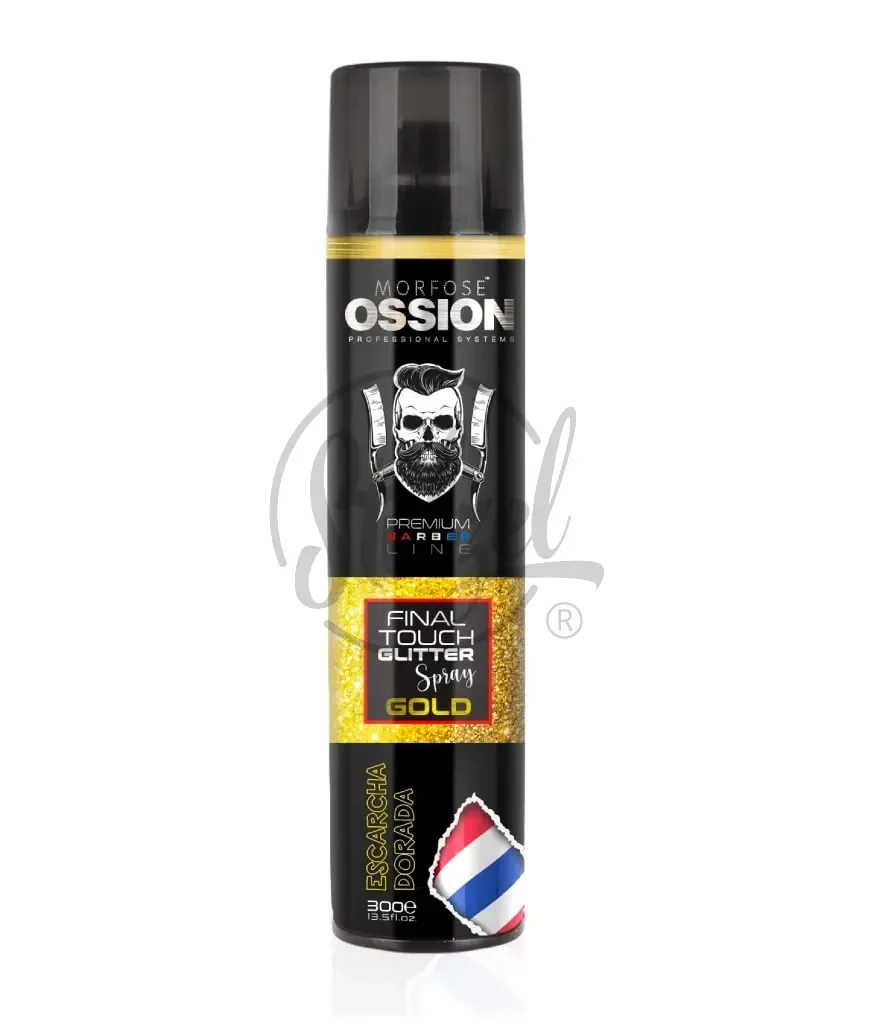 Ossion Final Touch Glitter Spray Gold 200 ml1