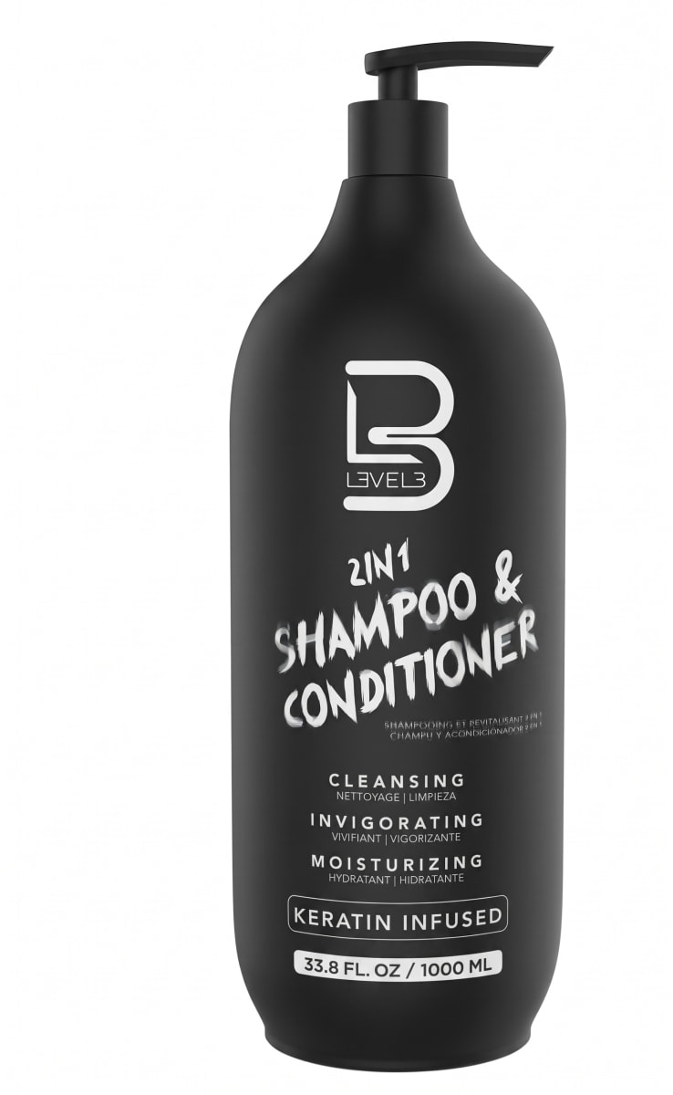 L3VEL3 2 In 1 Shampoo y Aconditioner 13 ml1