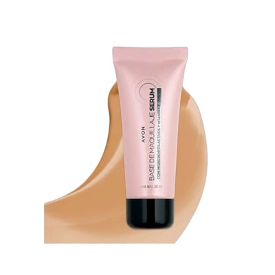 BASE DE MAQUILLAJE SERUM HIDRATANTE MEDIUM BEIGE AVON1