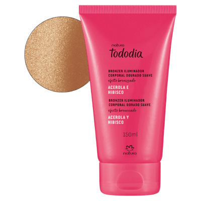 BRONZER ILUMINADOR DORADO SUAVE ACEROLA E HIBISCO 150 ML1
