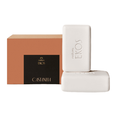 CAJA DE JABONES CASTAÑA EKOS 2 UND1