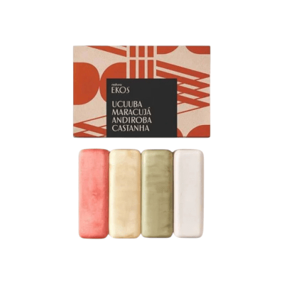 CAJA DE JABONES CREMOSOS MIXTOS EKOS 4 UND1