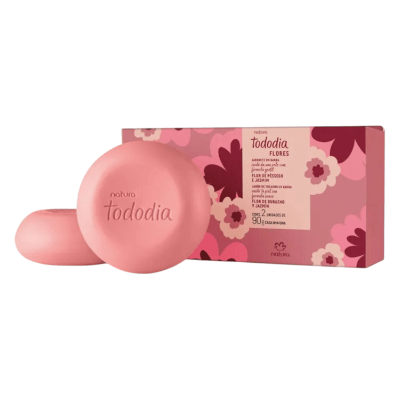 CAJA DE JABONES FLOR DE DURAZNO Y JAZMIN 2 UND1