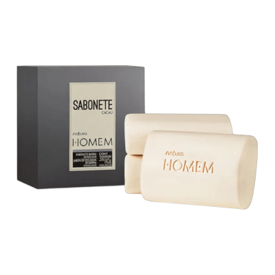 CAJA DE JABONES HOMEM 3 UND1