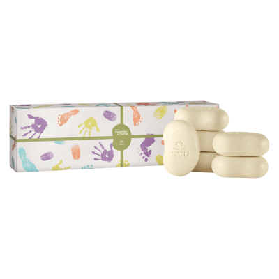 CAJA DE JABONES MAMA Y BEBE 6 UND1