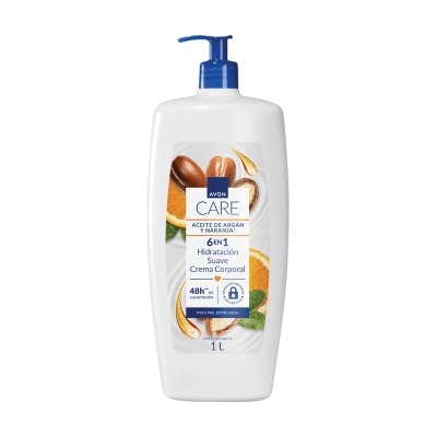 CREMA CORPORAL ACEITE DE ARGAN Y NARANJA AVON CARE 1 LITRO1