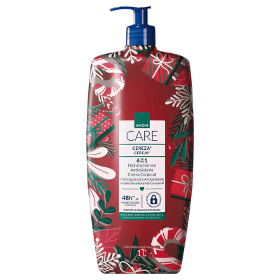 CREMA CORPORAL CEREZA AVON CARE NAVIDAD 1 LITRO1