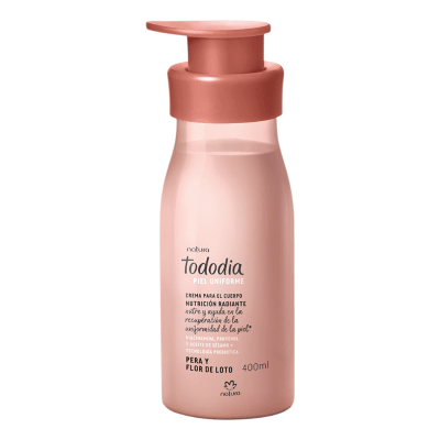 CREMA CORPORAL PERA Y FLOR DE LOTO TODODIA PIEL UNIFORME 400 ML1
