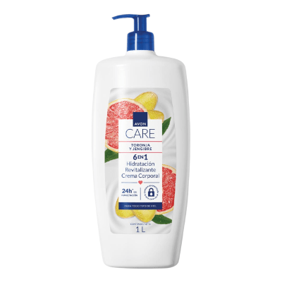 CREMA CORPORAL TORONJA Y JENGIBRE AVON CARE 1 LITRO1