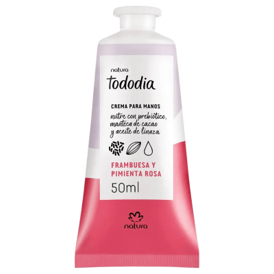 CREMA DE MANOS FRAMBUESA Y PIMIENTA ROSA TODODIA 50 ML1