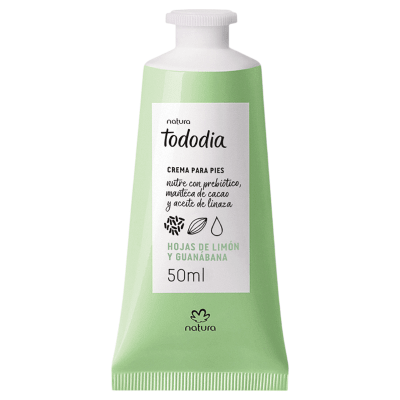 CREMA DE PIES HOJAS DE LIMON Y GUANABANA TODODIA 50 ML1