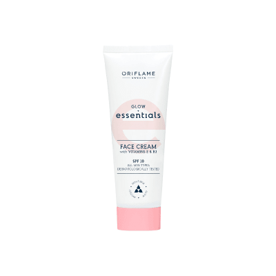 CREMA FACIAL ACLARADORA E HIDRANTE ESSENTIALS CON VITAMINA E Y B3 FPS10 50 ML ORIFLAME1