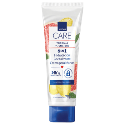 CREMA PARA MANOS TORONJA Y JENGIBRE  AVON CARE 75 G1