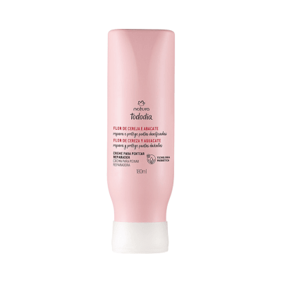 CREMA PARA PEINAR REPARADORA FLOR DE CEREZA Y AGUACATE TODODIA 180 ML1