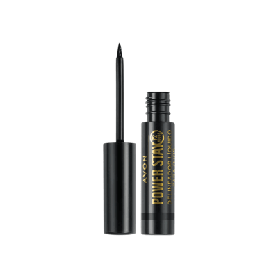 DELINEADOR LIQUIDO PARA OJOS BLACKEST BLACK POWER STAY AVON1