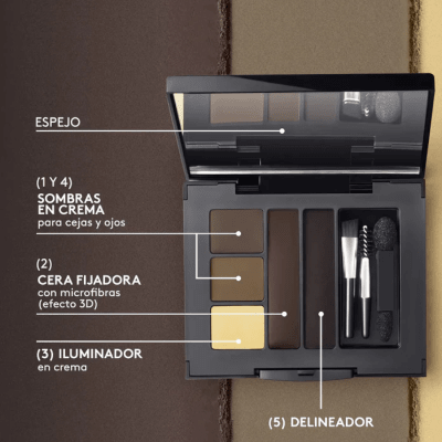 ESTUCHE 4 EN 1 PARA OJOS Y CEJAS 4,7 GR ESIKA1