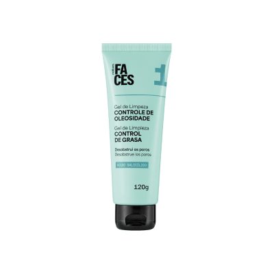GEL DE LIMPIEZA CONTROL GRASA FACES NATURA 120 G1