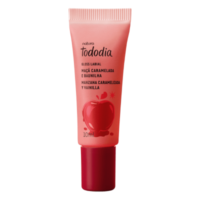 GLOSS LABIAL MANZANA CARAMELIZADA Y VAINILLA TODODIA 10 ML1