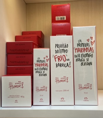 KIT HUMOR ROJO 4 PRODUCTOS COLONIA + MINI + BODY SPLASH + JABON1