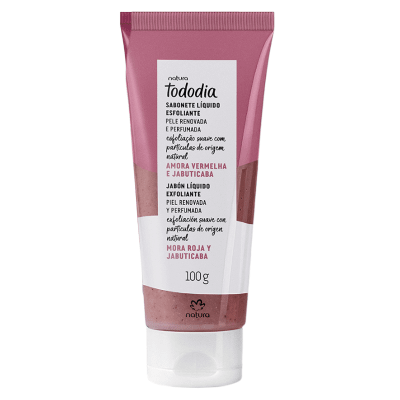 JABON LIQUIDO EXFOLIANTE CORPORAL MORA ROJA Y JABUTICABA 100 G1