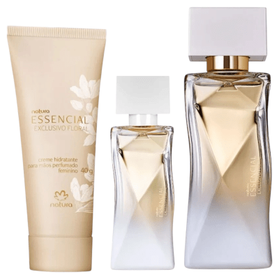 KIT ESSENCIAL EXCLUSIVO FLORAL PERFUME + MINI + CREMA MANOS1