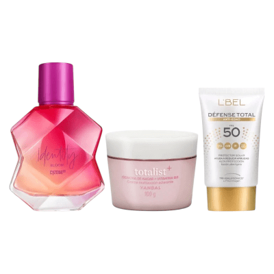 KIT MIXTO IDENTITY BLOOM + PROTECTOR SOLAR FACIAL + CREMA FACIAL CONCHA DE NACAR1