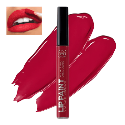LABIAL LIQUIDO SEMI MATE HIDRATANTE LADY IN RED LIP PAINT AVON1