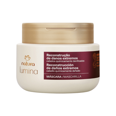 MASCARA DE CABELLO QUIMICAMENTE DAÑADO LUMINA 250 ML1