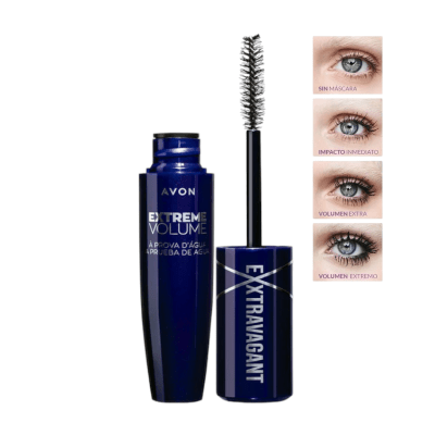 MASCARA PARA PESTAÑAS APA BLACKEST BLACK EXTRAVAGANT EXTREME VOLUME AVON1