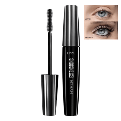 MASCARA PARA PESTAÑAS HYPER EXTENSIONS NEGRO APA 9 G LBEL1