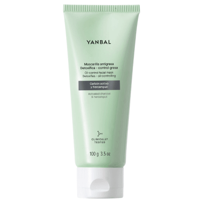 MASCARILLA ANTIGRASA CARBON ACTIVO YANBAL 100 G1