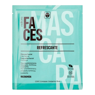 MASCARILLA FACIAL PIEL GRASA REFRESCANTE FACES NATURA 20 ML1