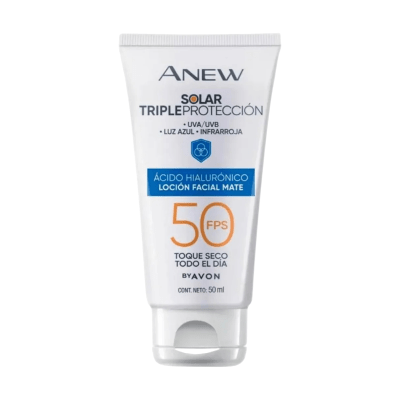PROTECTOR FACIAL MATE CON ACIDO HIALURONICO ANEW SOLAR 50 ML1
