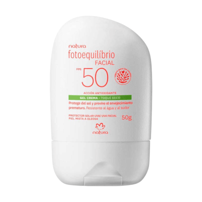 PROTECTOR SOLAR FACIAL PIEL MIXTA A OLEOSA 50 FPS FOTOEQUILIBRIO NATURA 50 GR1