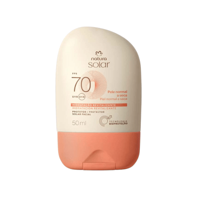 PROTECTOR SOLAR FACIAL PIEL NORMAL A SECA 70 FPS SOLAR NATURA 50 ML1