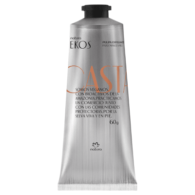 PULPA EXFOLIANTE PARA MANOS Y PIES CASTAÑA EKOS 60 G1