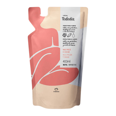 REPUESTO CREMA CORPORAL NUEZ PECAN Y CACAO TODODIA 400 ML1