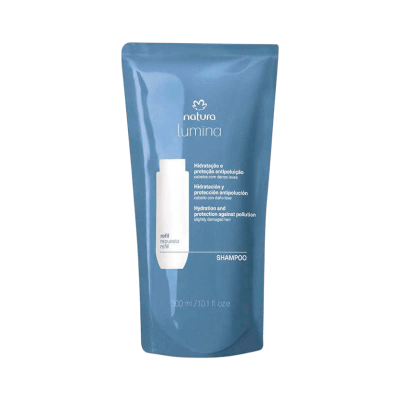 REPUESTO SHAMPOO HIDRATACION Y PROTECCION ANTIPOLUCION LUMINA 300 ML1
